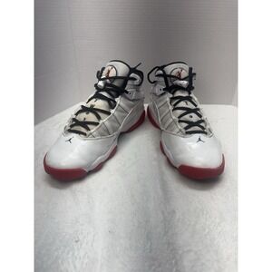Jordan 6 Rings Men's 10.5 Well Worn White Red